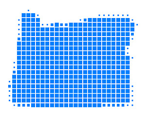 Image showing Map of Oregon