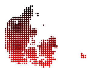 Image showing Map of Denmark