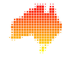 Image showing Map of Australia