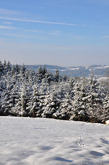 Image showing Winter landscape in Bavaria