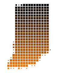 Image showing Map of Indiana