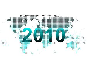 Image showing World map 2010