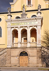 Image showing Portal of church Maria Himmelfahrt in Deggendorf, Bavaria