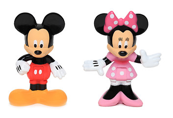 Image showing Mickey and Minnie mouse