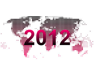 Image showing World map 2012