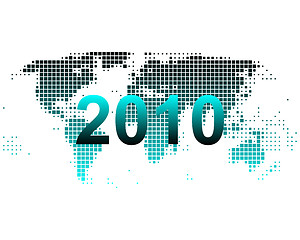 Image showing World map 2010