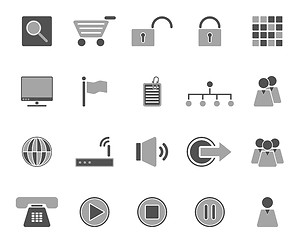 Image showing Web icons