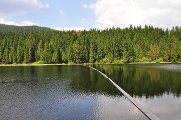 Image showing Lake Arber in Bavaria (Grosser Arbersee)