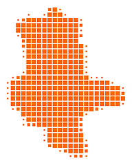 Image showing Map of Saxony-Anhalt