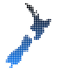 Image showing Map of New Zealand