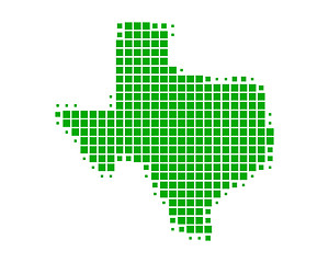 Image showing Map of Texas