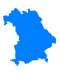 Image showing Map of Bavaria