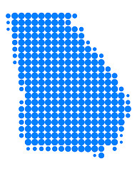 Image showing Map of Georgia