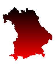 Image showing Map of Bavaria