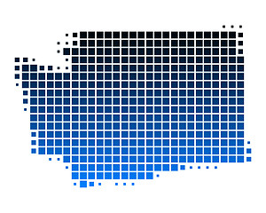 Image showing Map of Washington