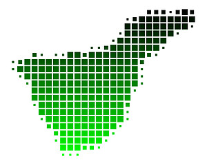 Image showing Map of Tenerife