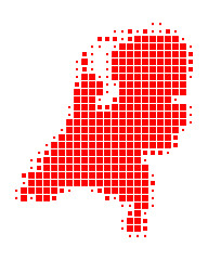 Image showing Map of the Netherlands