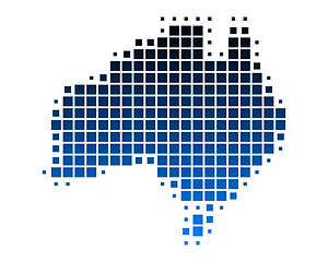 Image showing Map of Australia