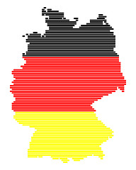 Image showing Map of Germany