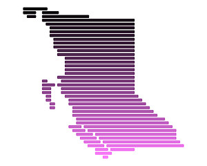 Image showing Map of British Columbia