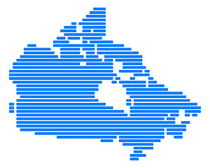 Image showing Map of Canada