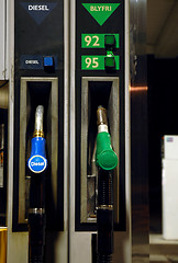 Image showing Petrol pumps