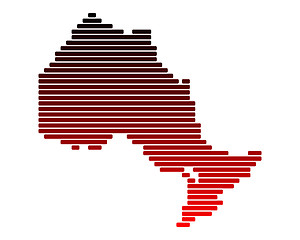 Image showing Map of Ontario