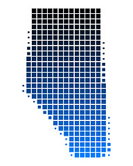 Image showing Map of Alberta