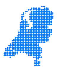 Image showing Map of the Netherlands