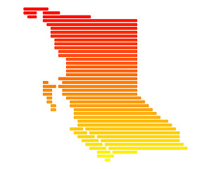 Image showing Map of British Columbia