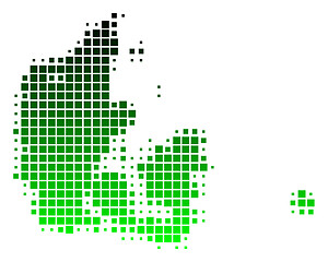 Image showing Map of Denmark