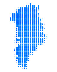 Image showing Map of Greenland