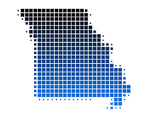 Image showing Map of Missouri