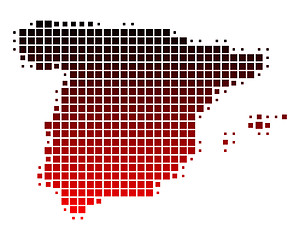 Image showing Map of Spain