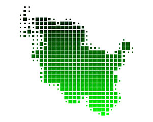 Image showing Map of Schleswig-Holstein