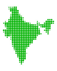 Image showing Map of India