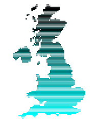 Image showing Map of Great Britain