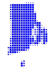 Image showing Map of Rhode Island