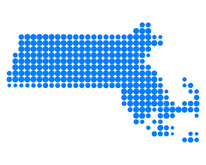 Image showing Map of Massachusetts