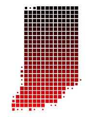 Image showing Map of Indiana