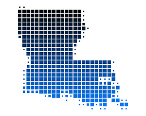 Image showing Map of Louisiana