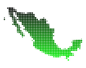 Image showing Map of Mexico