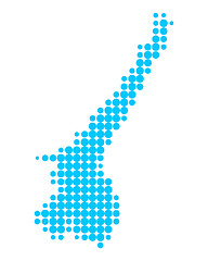 Image showing Map of Lake Garda