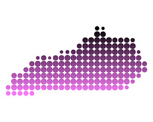 Image showing Map of Kentucky