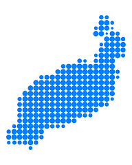 Image showing Map of Lanzarote