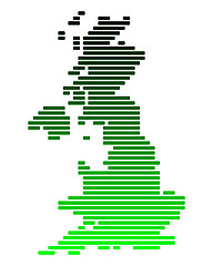 Image showing Map of Great Britain