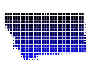 Image showing Map of Montana