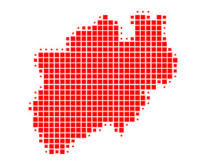 Image showing Map of North Rhine-Westphalia