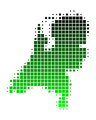 Image showing Map of the Netherlands