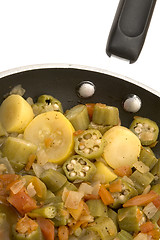 Image showing okra and squash